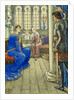 Sir Owen greets the Lady of the Fountain by Walter Crane